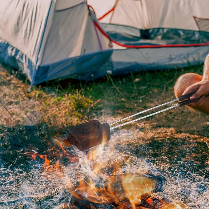 Cast Iron Camp Pie Cooker, Campfire Sandwich Maker - Image 5