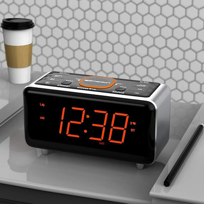 Emerson CKS1521-A SmartSet Bluetooth Dual Alarm Clock Radio - Image 9