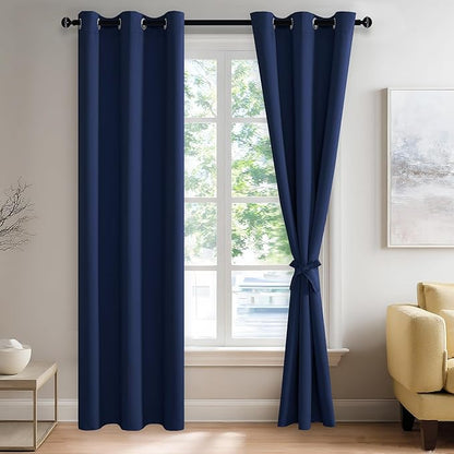 JIUZHEN Blackout Curtains for Bedroom by JIUZHEN