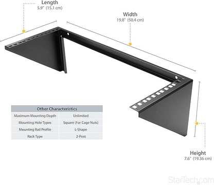 StarTech.com 4U Wall Mount Patch Panel Bracket - Image 4