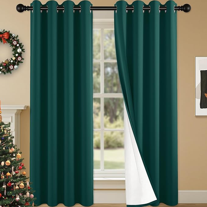 100% Blackout Curtains 108 Inch Length by Unknown