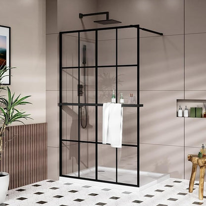 Goodyo 46" x 72" Shower Glass Door Tempered Glass Shower Screen by Goodyo