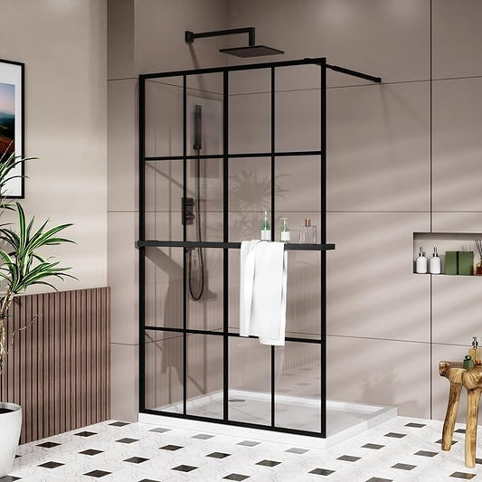 Goodyo 46" x 72" Shower Glass Door Tempered Glass Shower Screen by Goodyo