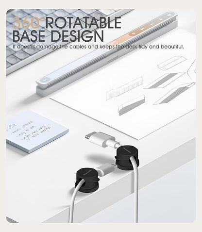 9 Pack Spring Cord Organizer Cable Clips, 2025 Latest Nearockle Phone Charging - Image 6