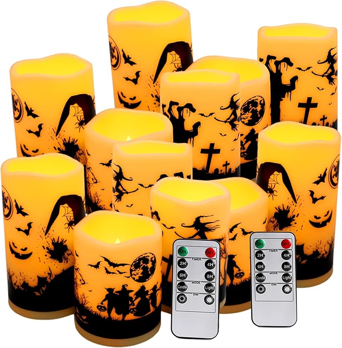 12-Pack Waterproof -Flameless Led Candles，Remote Control and Timer Functions - Image 3