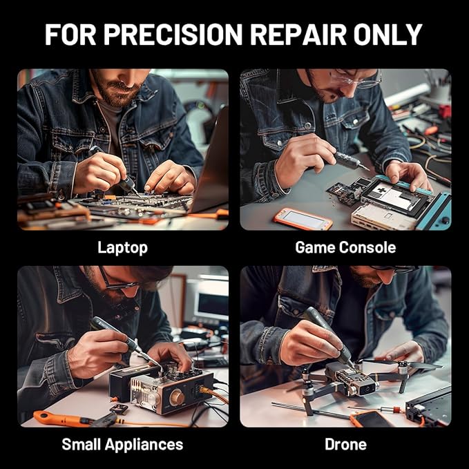 EZARC Electric Screwdriver Set, 181 in 1 Cordless Screwdriver, 3 Torque Settings - Image 5
