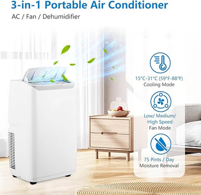 Portable Air Conditioners, 14000 BTU Portable AC Unit - Image 2