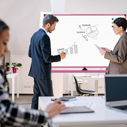 Rolling Whiteboard, 48x32 Inches Dry Erase Board - Image 8