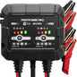 2-Bank, 4A Trickle Charger for Car Battery, 12V 6V Car Battery Charger by FirstPower+Pro