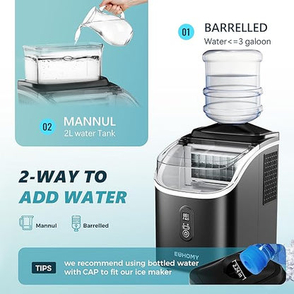 EUHOMY Ice Cube Maker Machine Countertop - Image 3
