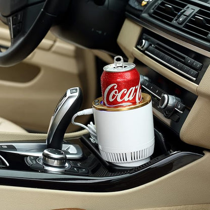 Car Cup Holder with Drink Cooler Smart Mug Warmer 2-in-1 Car Tumbler Holder - Image 4