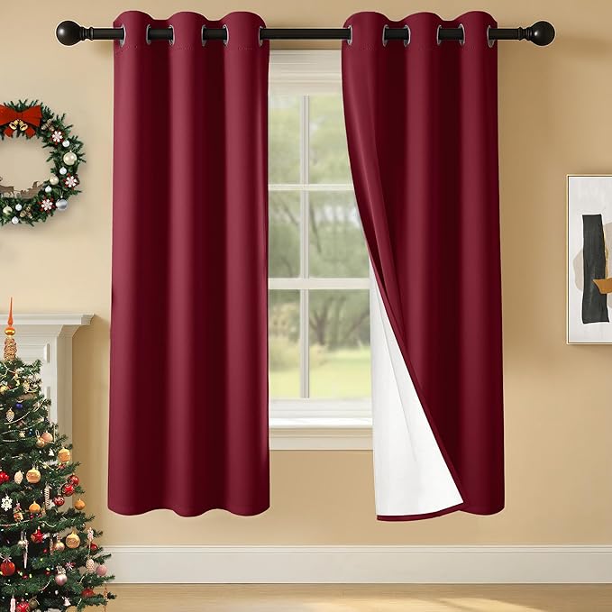 100% Blackout Curtains 63 Inch Length by Unknown