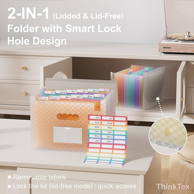 ThinkTex Accordion File Organizer, 12 - Image 3