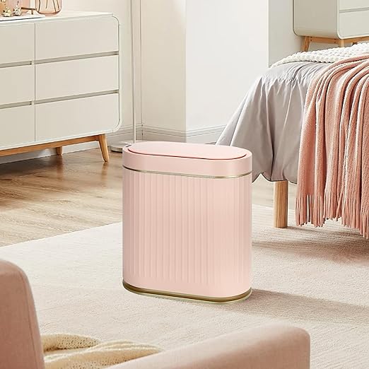 Bathroom Sensor Trash Can with Lid Automatic 2 Gallon Motion Sensor Garbage Bin - Image 7