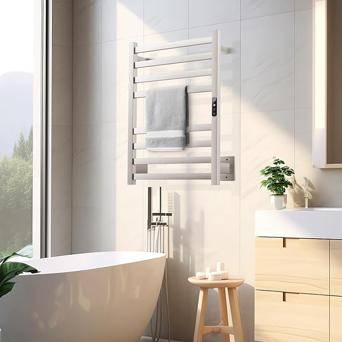 Towel Warmer Brushed Heated Towel Rack - Image 2
