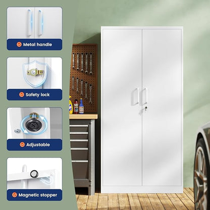 Yizosh Metal Storage Cabinet - Image 4