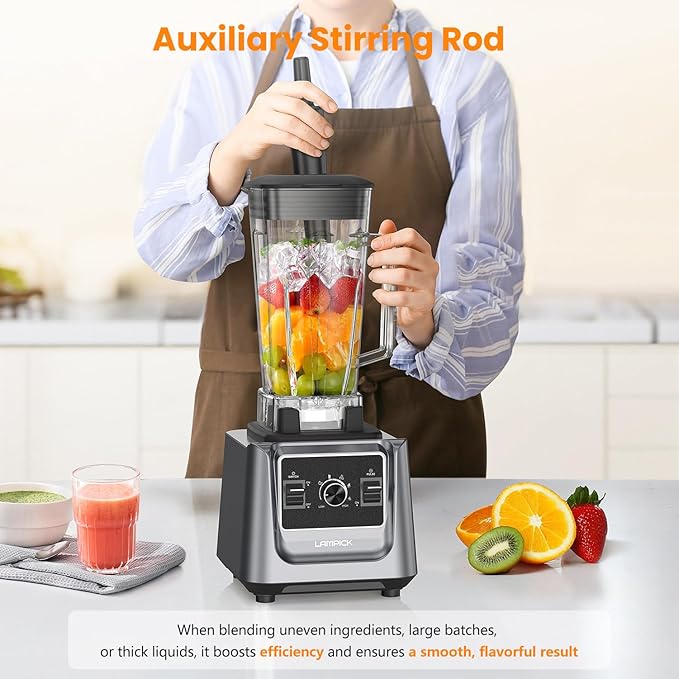Blenders for Kitchen, 2000W Blender for Smoothies 35000 RPM Professional Grade - Image 6