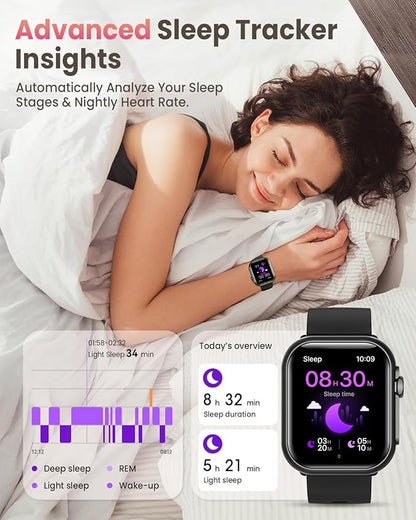 Smart Watch for Women Men Fitness: 1.85" Smart Watch - Image 5
