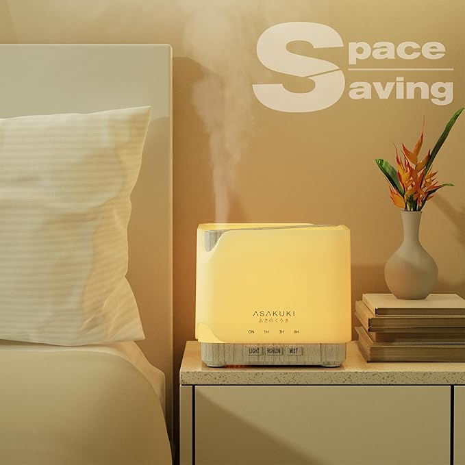ASAKUKI 700 ml Premium Essential Oil Diffuser, 5 in 1 Ultrasonic Aromatherapy - Image 4