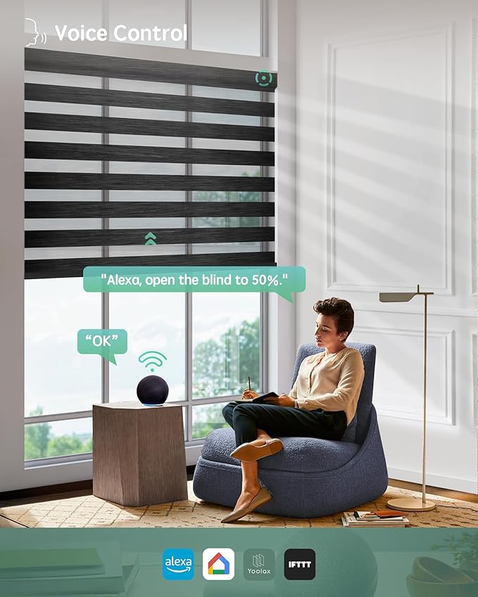 Yoolax Motorized Zebra Blinds Works - Image 3