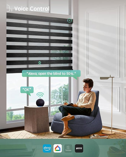 Yoolax Motorized Zebra Blinds Works - Image 3