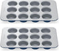 Caraway Non-Stick Ceramic 12-Cup Muffin Pan Duo by Caraway