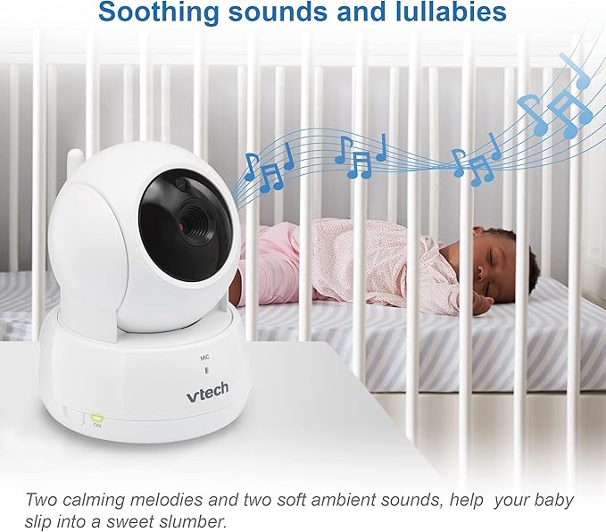VTech VM923-2 Baby Monitor, 2.8”Screen, 1000ft Range, Pan-Tilt-Zoom, Night - Image 9