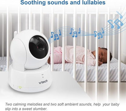 VTech VM923-2 Baby Monitor, 2.8”Screen, 1000ft Range, Pan-Tilt-Zoom, Night - Image 9