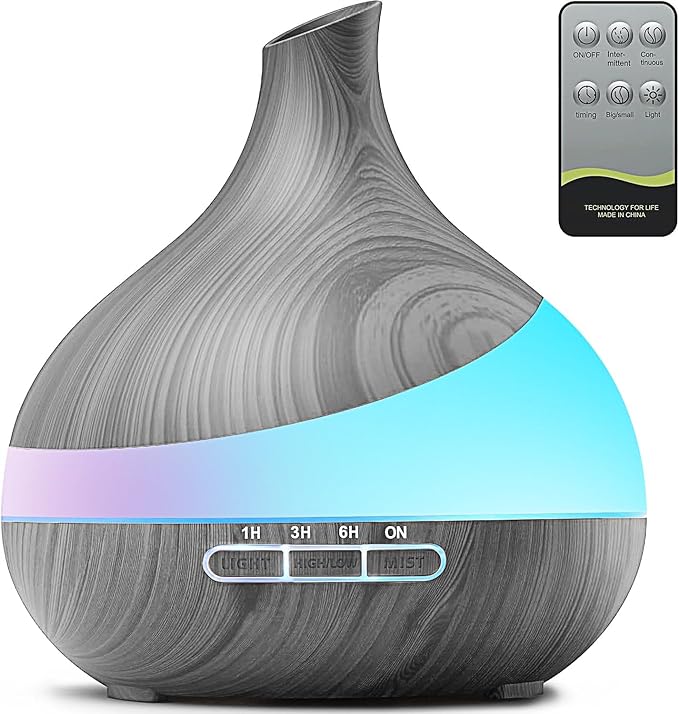 500ML Essential Oil Diffuser: Aroma Diffuser by HJTHJT
