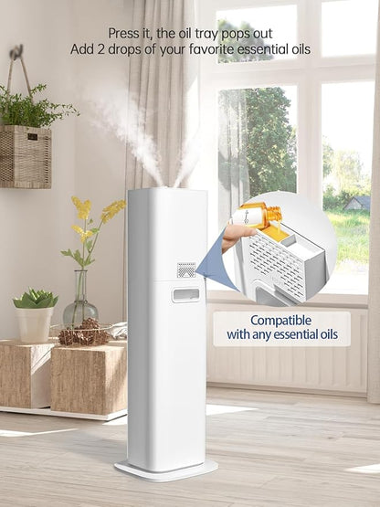 8L Smart Humidifiers for Bedroom Large Room, 2.1Gal Cool Mist Top Fill Diffuser - Image 7