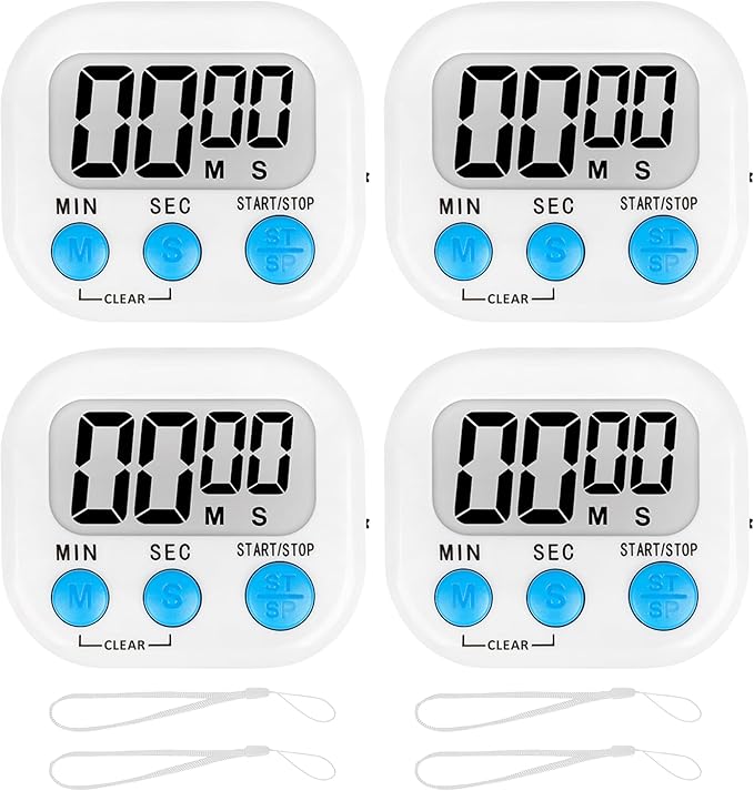 ZILLEEN Classroom Timer for Kids Teachers 4 Pack Digital Timers by ZILLEEN