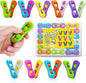 LESONG Fidget Sensory Toys for Kids: 18 Pack Colorful Finger Spinner Toys by LESONG