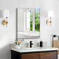 CILIBER 18x24 Beveled Mirror, Frameless Beveled Bathroom Mirrors by CILIBER