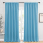 NICETOWN Blackout Curtains for Living Curtains, Teal Blue, 2 Panels, 52 by 95 by NICETOWN