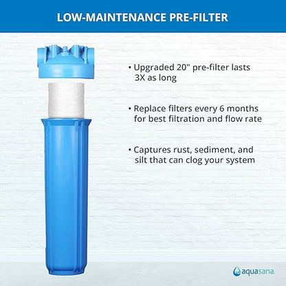 Aquasana Whole House Max Flow Water Filter | 1, 000 Gallons | Salt-Free - Image 4