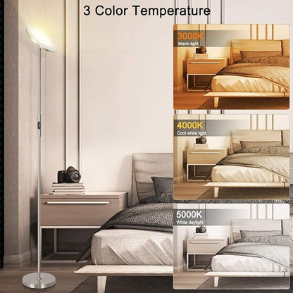 Floor Lamp, 30W/2400LM Sky LED Modern Torchiere 3 Color Temperatures Super - Image 5