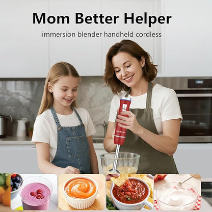 Liebe&Lecker Immersion Blender Handheld Cordless, 3 in 1 Cordless Hand Blender - Image 7