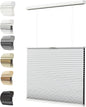 Persilux Custom Size Top Down Bottom Up Blackout Cellular Cordless Shades, Honeycomb Window Blinds for Windows, Window Shades for Home, Thermal Insulated Door Blinds & Shades White