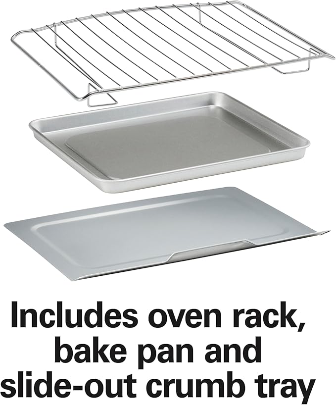 Hamilton Beach Countertop Toaster Oven & Pizza Maker Large 4-Slice Capacity - Image 6