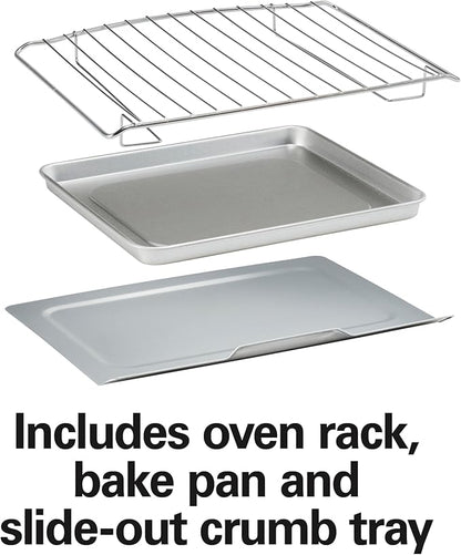 Hamilton Beach Countertop Toaster Oven & Pizza Maker Large 4-Slice Capacity - Image 6