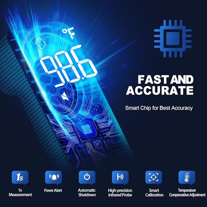 No-Touch Thermometer for Adults and Kids, Digital Baby Thermometer - Image 4