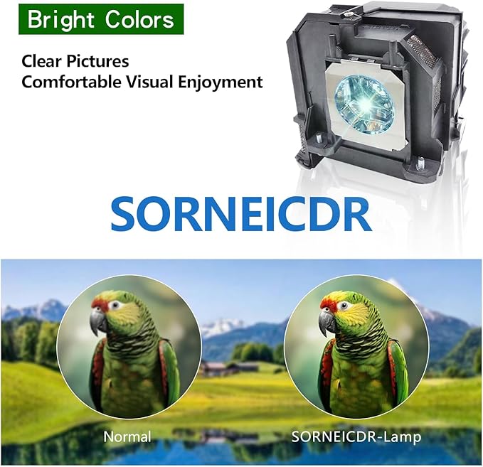 SORNEICDR EL PLP80 Replacement Projector Lamp Bulb Compatible - Image 3