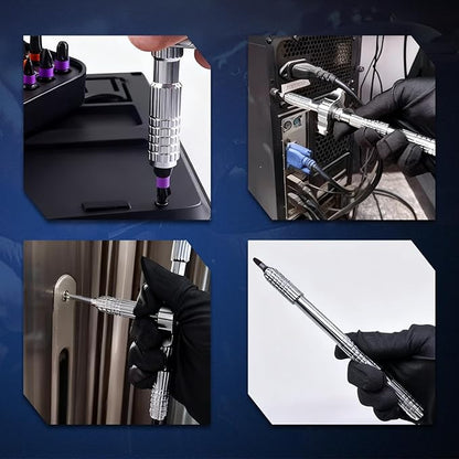 40-in-1 Magnetic Ratchet Screwdriver Set - Image 8