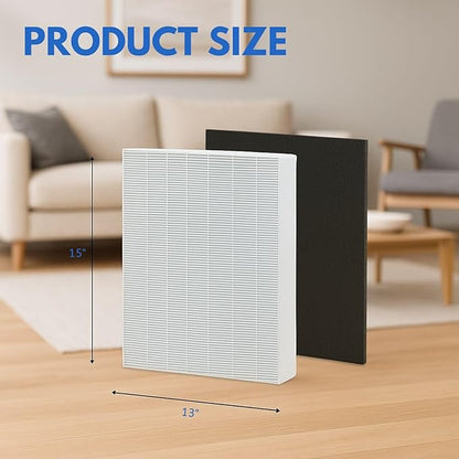 Nispira True HEPA Activated Carbon Replacement Filter Compatible - Image 2
