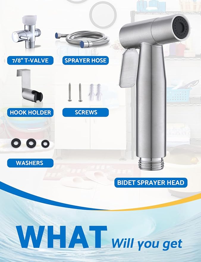 3 Packs BRITULIF Handheld Bidet Sprayer - Image 6
