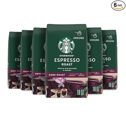 Starbucks Ground Coffee, Dark Roast Hot or Iced Coffee, Espresso Roast by StarbucksCoffee