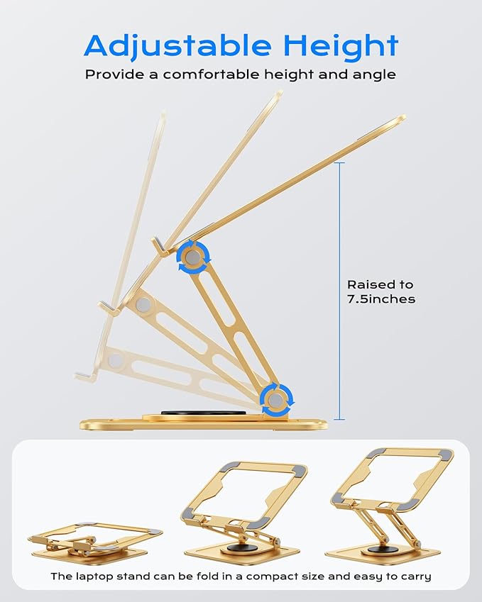 Adjustable Laptop Stand, Computer Stand - Image 3