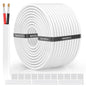 NAOVEO 10 Gauge Wire 2 Conductor Electrical Wire, 10 AWG Stranded PVC Tinned by NAOEVO
