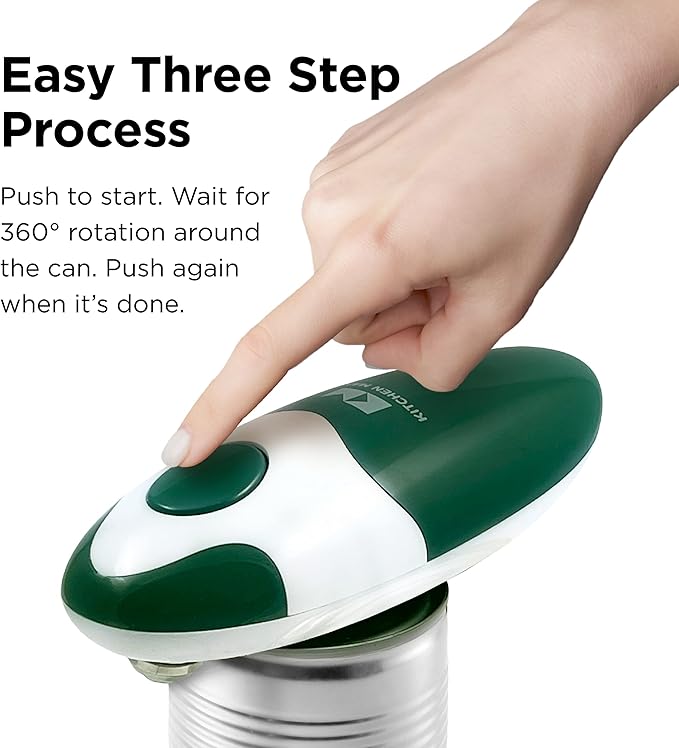 Kitchen Mama Auto 2.0 Electric Can Opener: Blade Opens Almost Any Can Pop or - Image 3