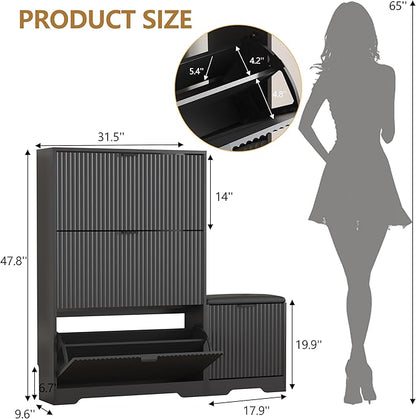 Shoe Cabinet Storage for Entryway - Image 2